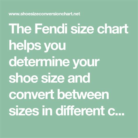 fendi size guide shoes|fendi size guide uk.